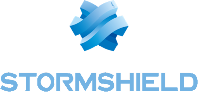 Stormshield Logo bleu et blanco