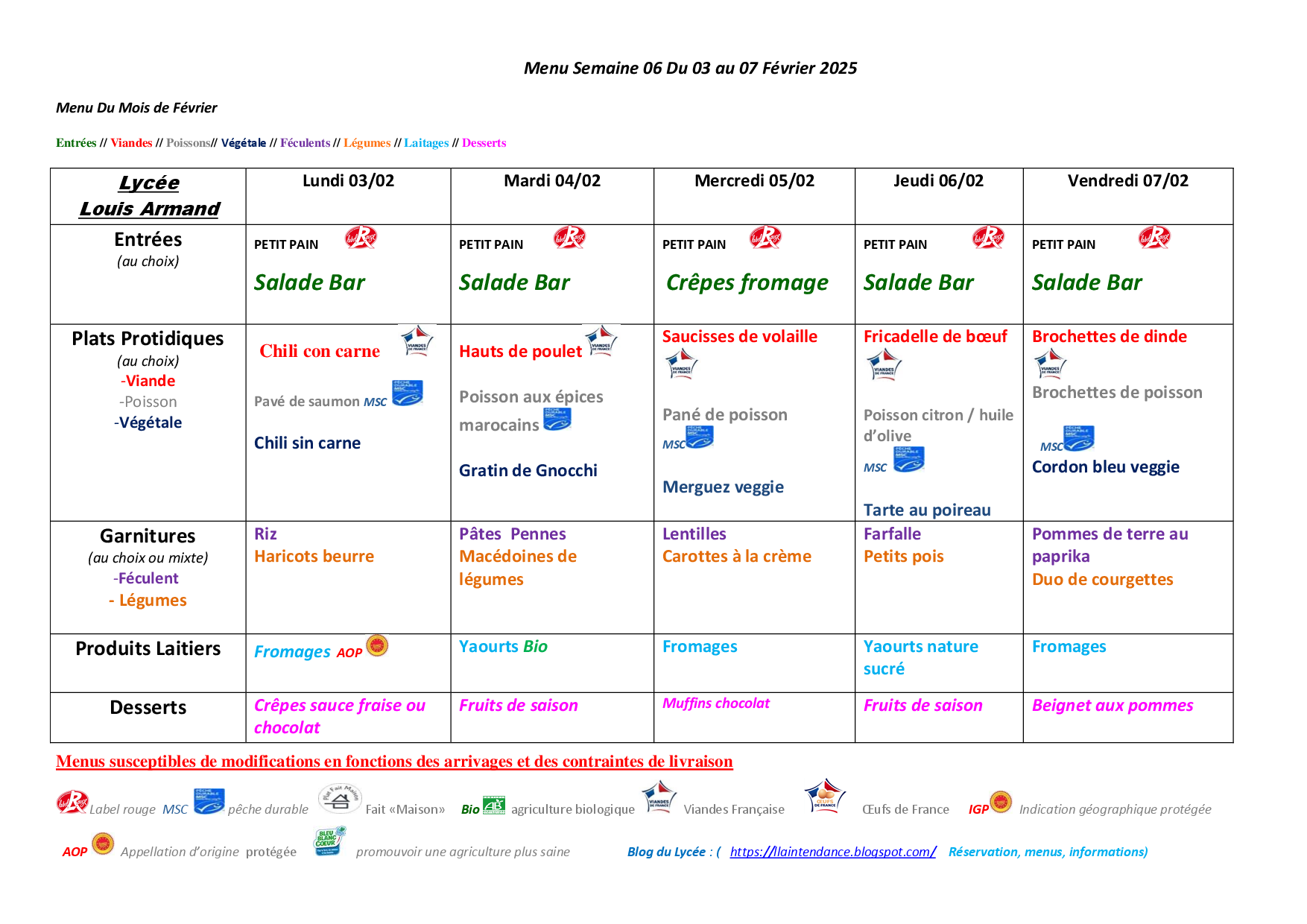 Menu Semaine 39 du 23 au 27 .09 .2024 septembre 2024 Copie 1 